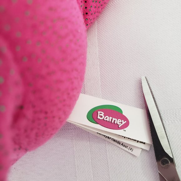 Barney The Dinosaur 7" Plush Stuffed Toy Dinosaur - Picture 3 of 7